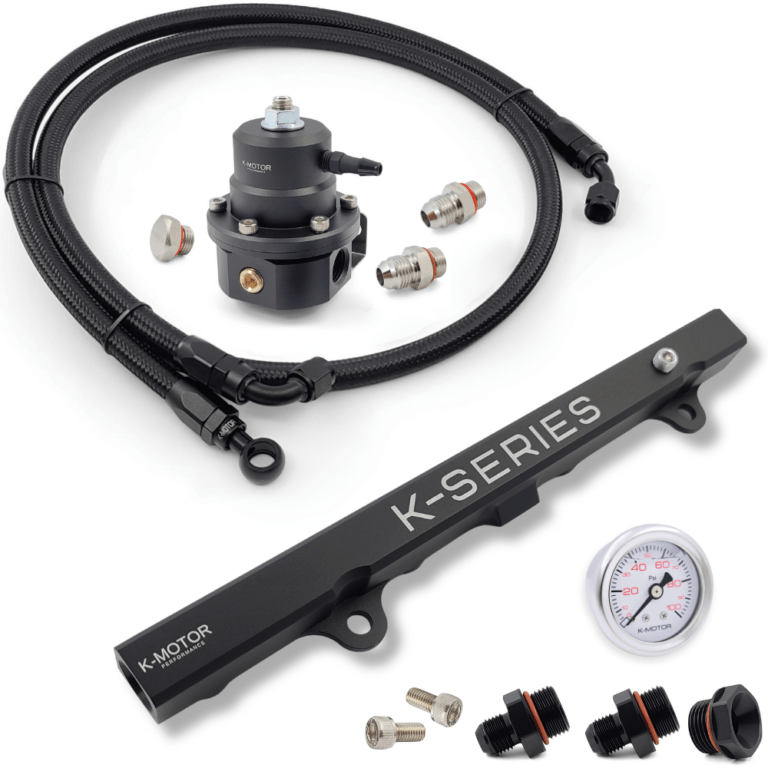 6AN Tucked K Swap Fuel Line Kit For K Series K20 K24 Engines ( Side Feed ) – K-MOTOR
