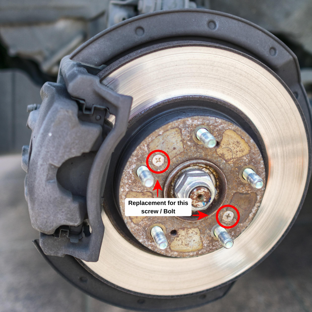 2 pk Brake Disc Rotor Retaining Screw for Honda Acura Ships Fast!