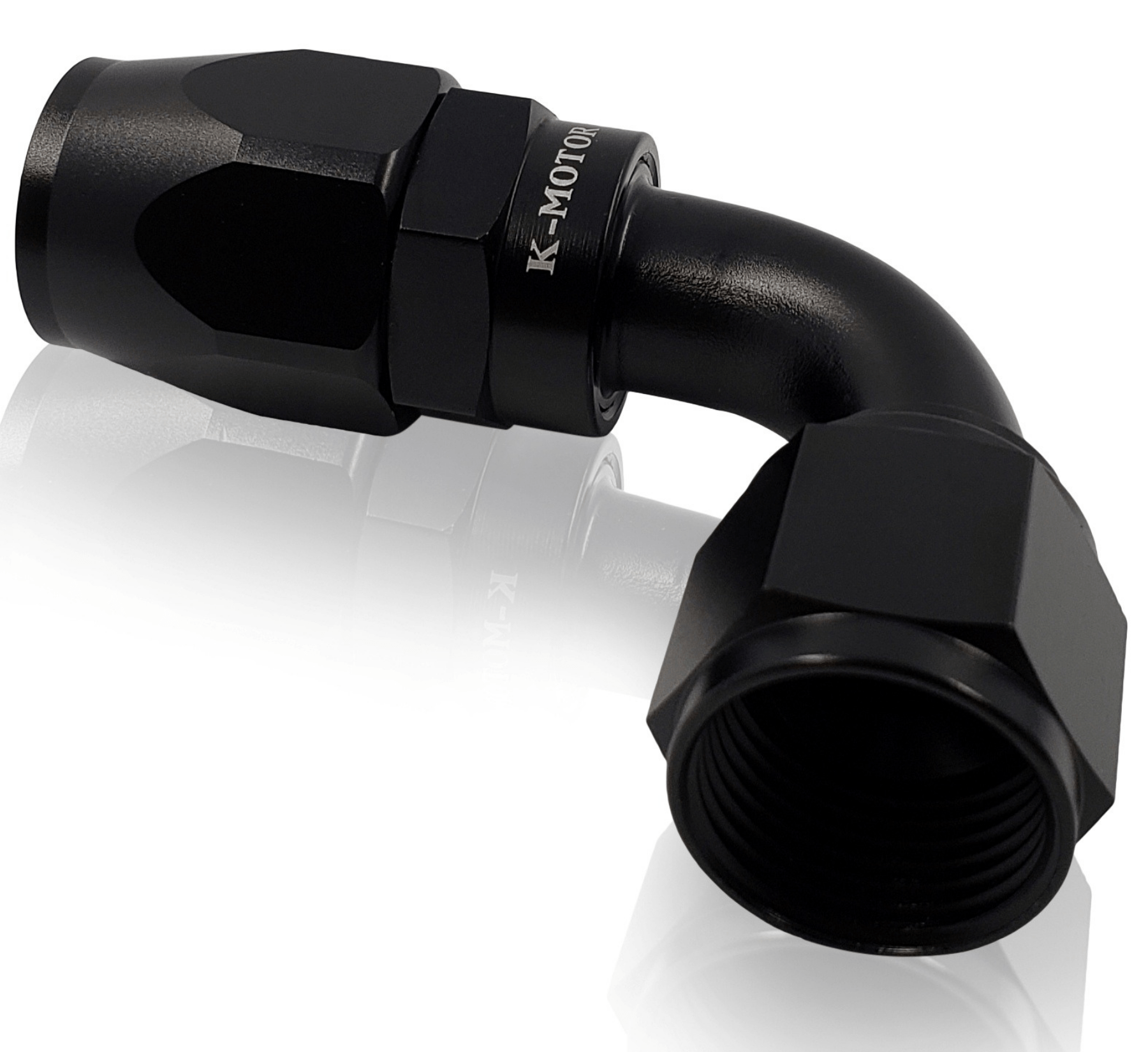 AN10 10AN 90 Degree Swivel Hose End Fitting Adapter Black HIGH QUALITY! 