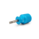 Short Stubby Screwdriver with Reversible and Magnetic Bit - Phillips and Slotted-Flat (Blue)- Gato Tools